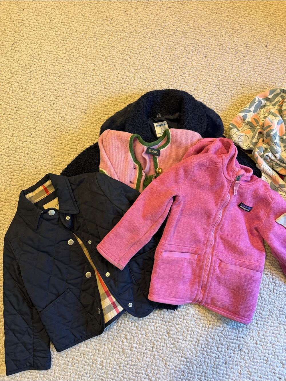Winter Coat and Sweater lot 3-4T